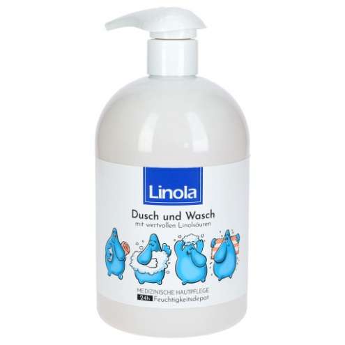 Linola Shower and Wash Мягкий и увлажняющий микроэмульсионный гель для душа 500 мл
